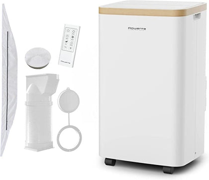 Ecost Customer Return, Rowenta Turbo ECO Sense+ AU5620F0 portable air conditioner 63.5 dB White