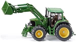 Ecost Customer Return John Deere tractor with front loader, scale 1:32, metal/plastic