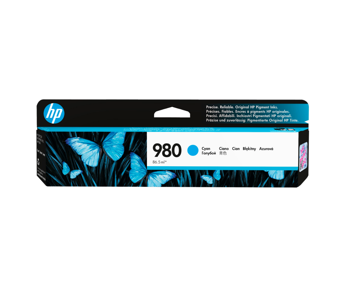 Original HP D8J07A Cyan Original Ink Cartridge