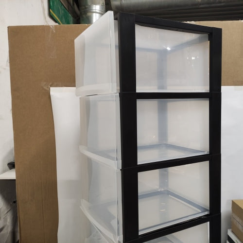 Ecost customer return Iris Ohyama, Drawer cabinet on castors, 5 drawers of 15 L, with castors, ergon