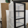 Ecost customer return Iris Ohyama, Drawer cabinet on castors, 5 drawers of 15 L, with castors, ergon