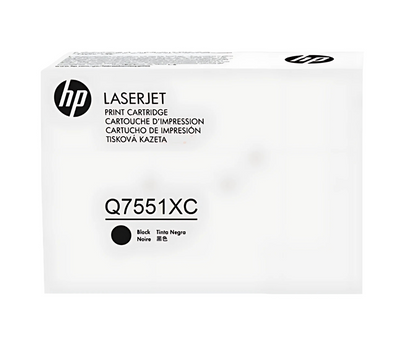 HP 51X LaserJet Contract Black Toner Cartridge Q7551XC