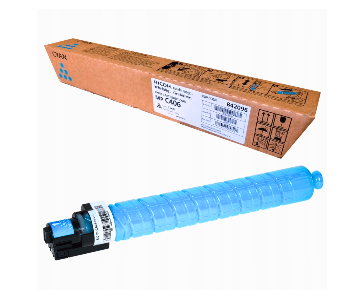 Original Ricoh Cyan Toner Cartridge (842096)