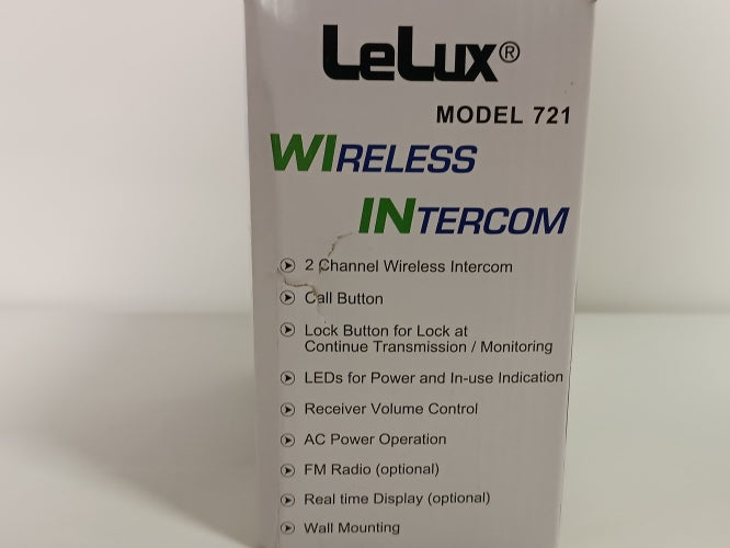 Ecost Customer Return, Wireless Punto to Punto (Intercom)