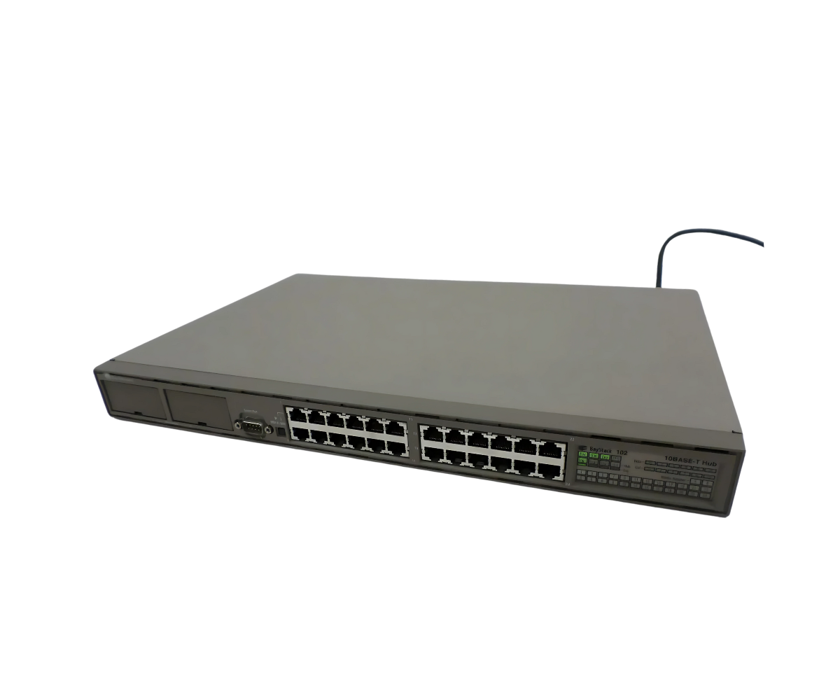 BayStack Networks Model 102 24-Port Ethernet HUB 10BASE-T Hub