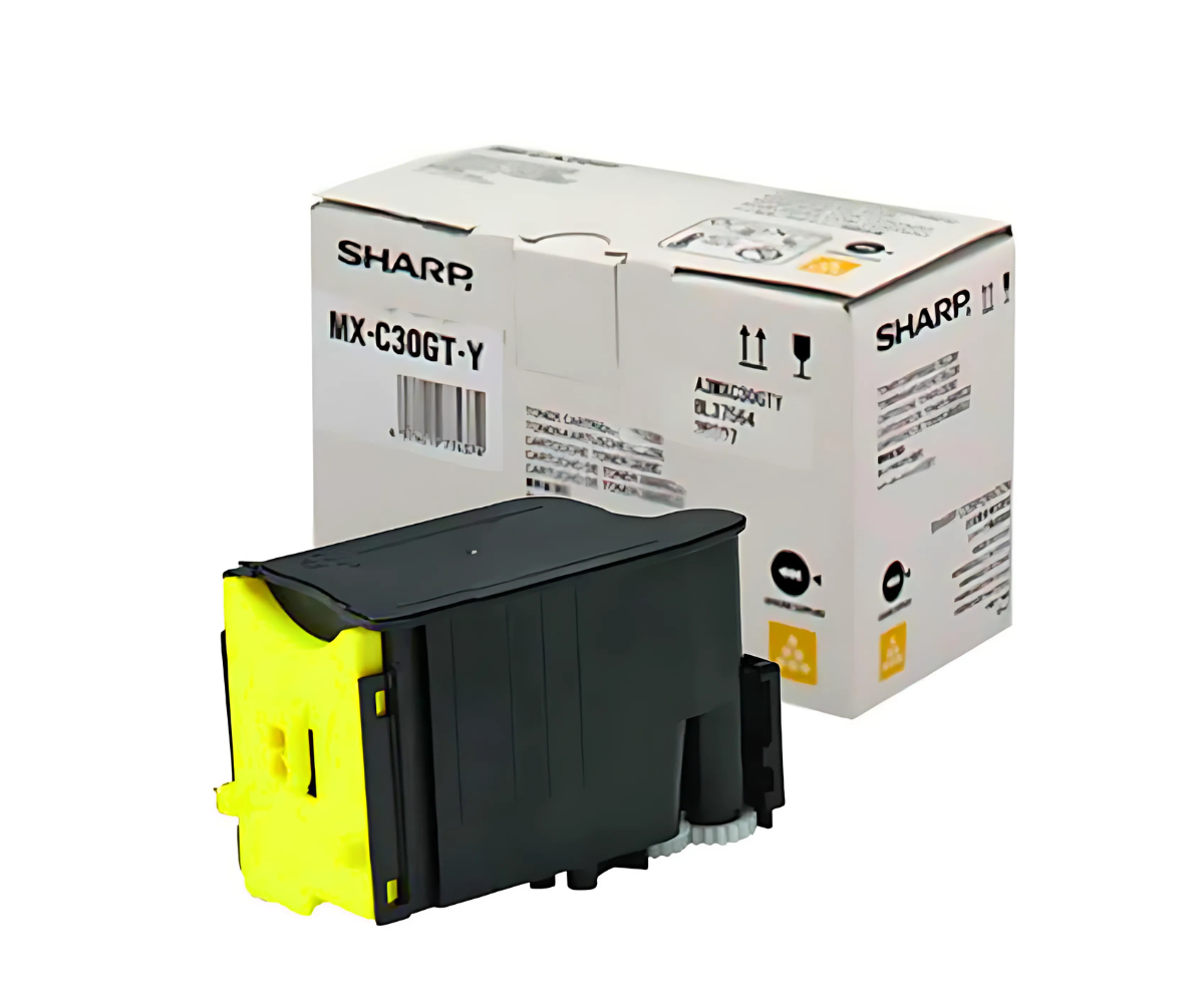 Original Sharp Yellow Toner Cartridge (MX-C30GT-Y)