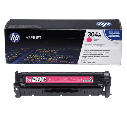 HP 304A Magenta LaserJet Toner Cartridge (CC533A) - open box 