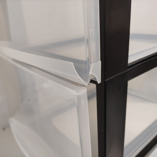 Ecost customer return Iris Ohyama, Drawer cabinet on castors, 5 drawers of 15 L, with castors, ergon