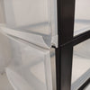 Ecost customer return Iris Ohyama, Drawer cabinet on castors, 5 drawers of 15 L, with castors, ergon