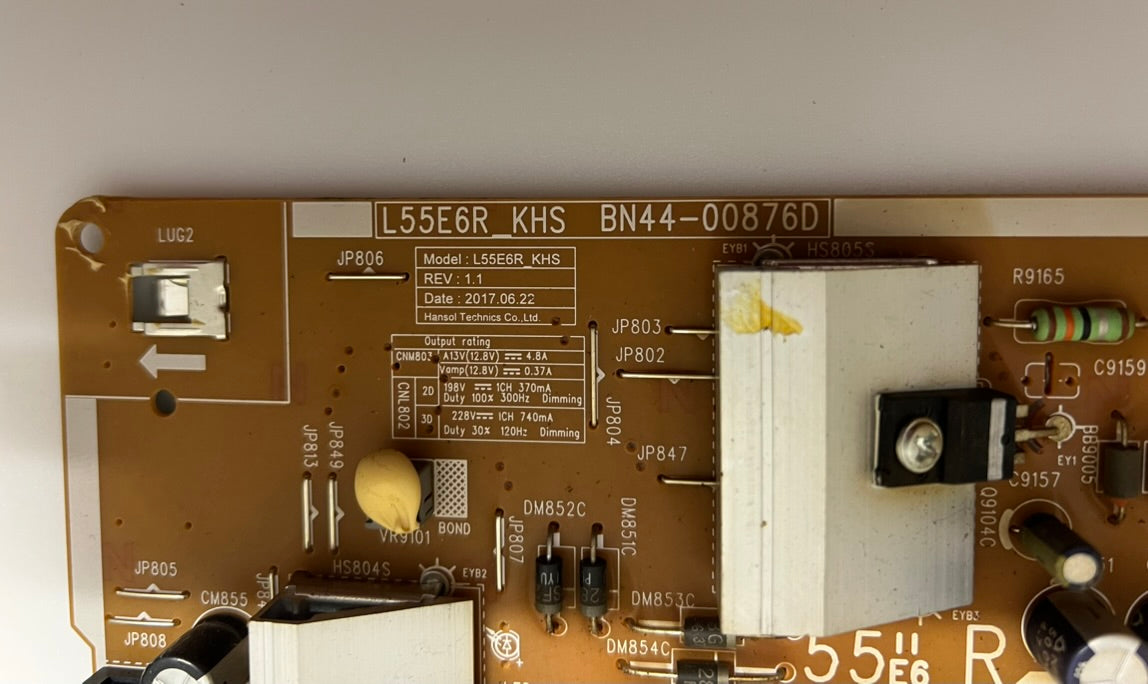 BN44-00876D L55E6R_KHS power supply for Samsung UE49MU6475U