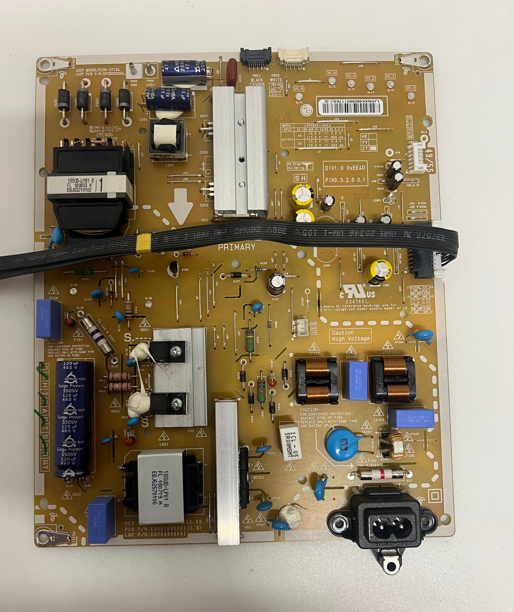LG 49UK7550PLA power supply EAX67645501 (1.8)