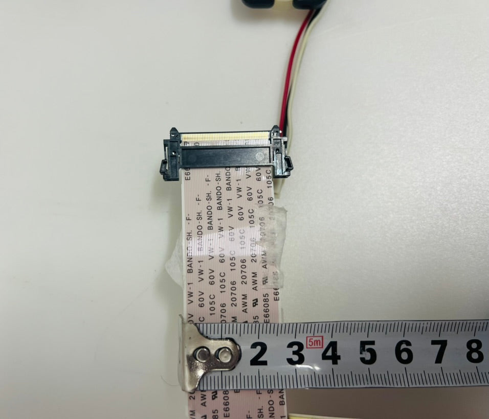 Philips 42PFL7606H/12 lvds flex cable (2.6 cm width) E66085 AWM 20706 105C 60V VW-1 BANDO-SH - F