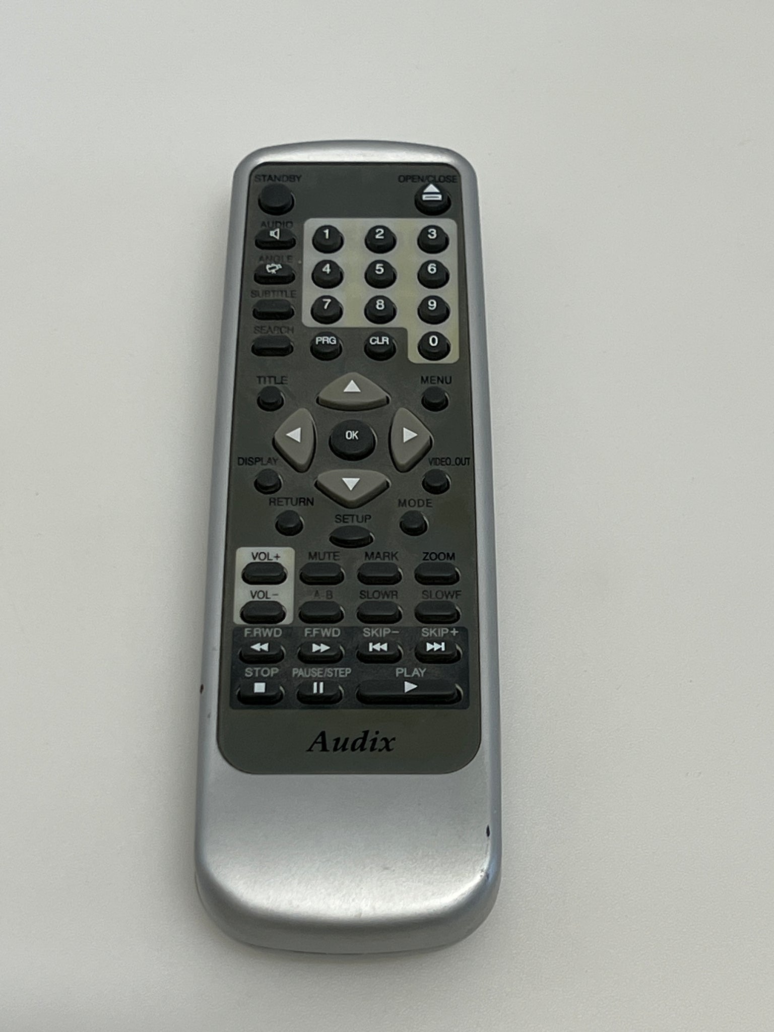 Audix KF8000D DVD Player Remote Control