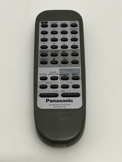 Panasonic EUR648100 | CD Stereo System Remote - for parts