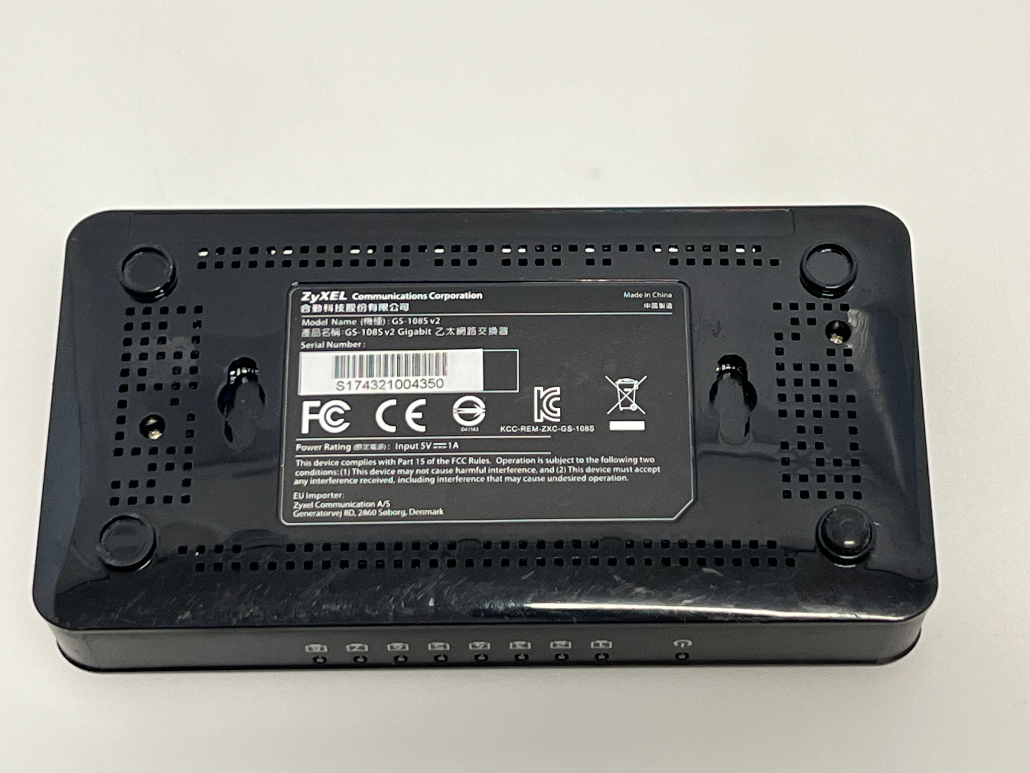 ZyXEL GS-1108S v2 8-Port Gigabit Ethernet