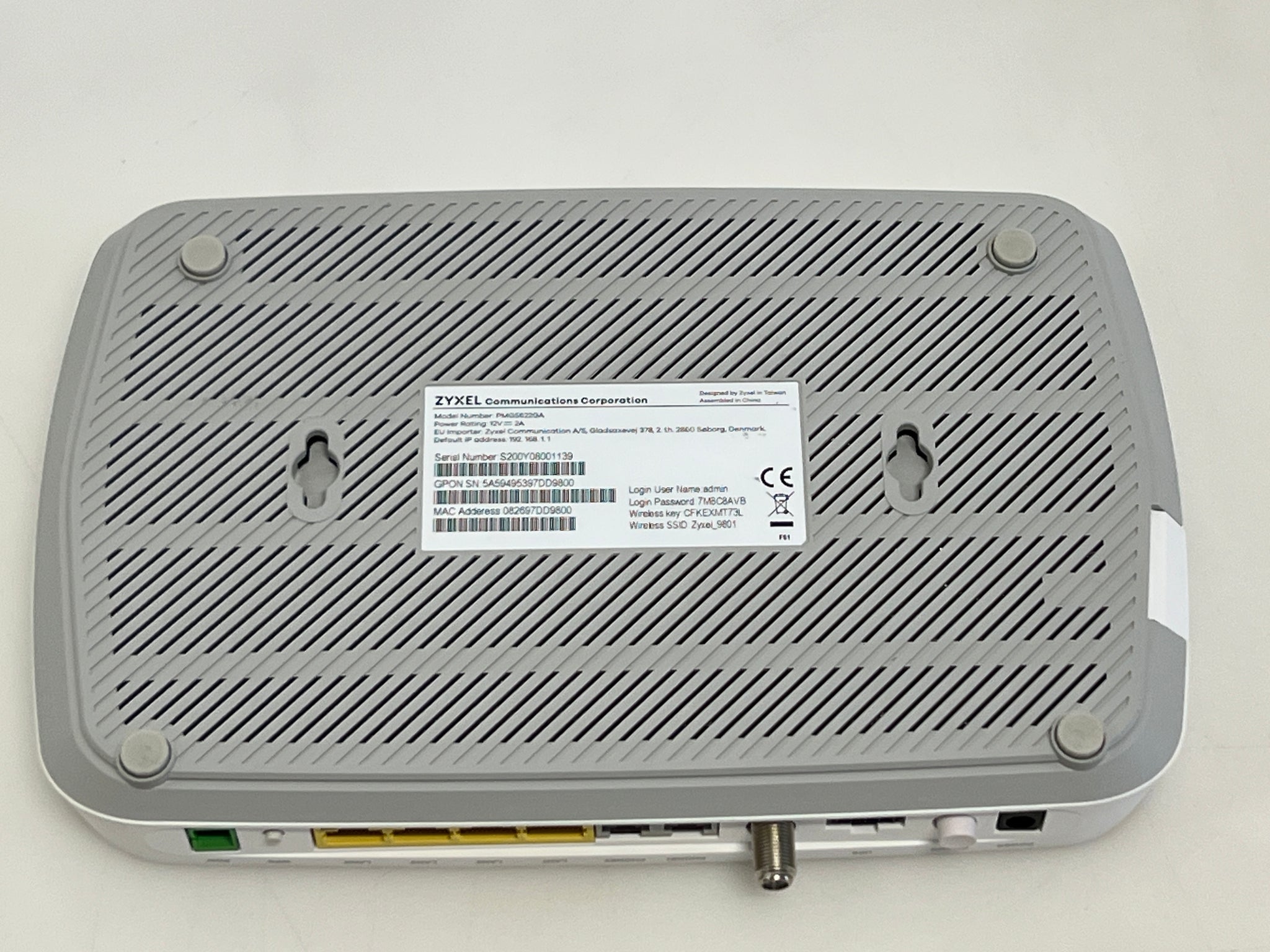 Zyxel PMG5622GA GPON HGU – Dual-Band Wireless