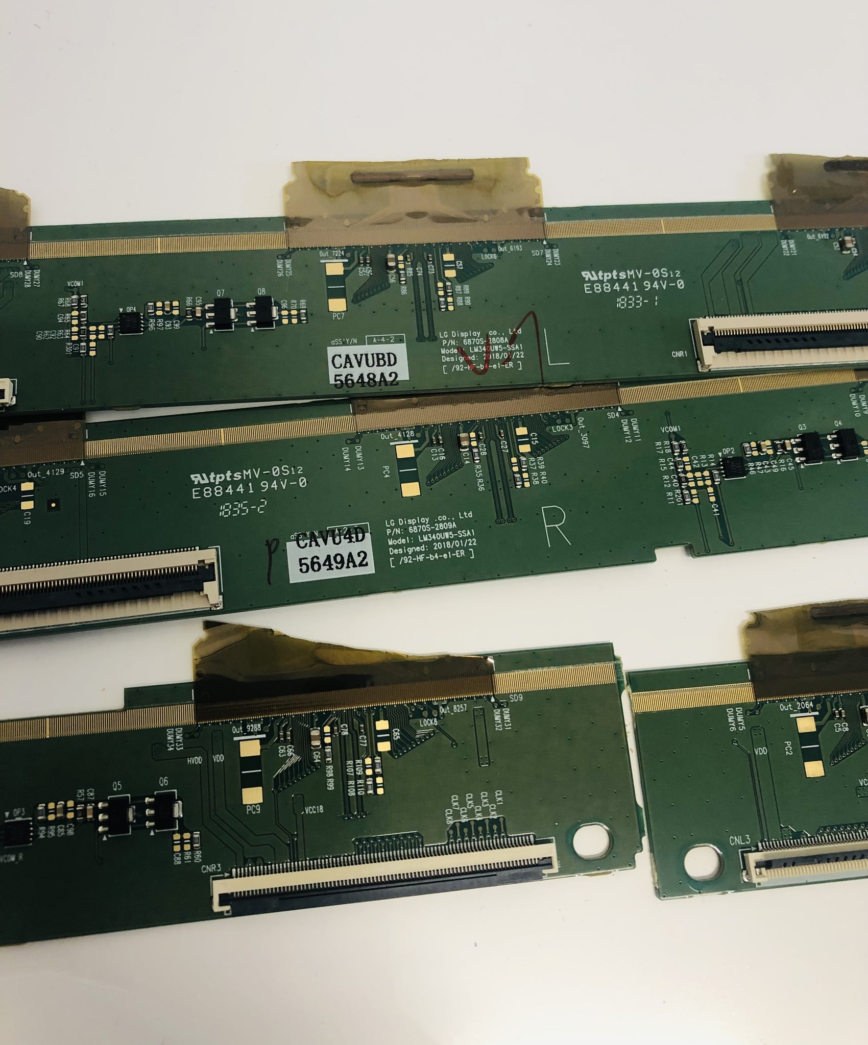 6870S-280S-2809A 6870S-2808A LCD matrix buffer boards for LG 34WK95C