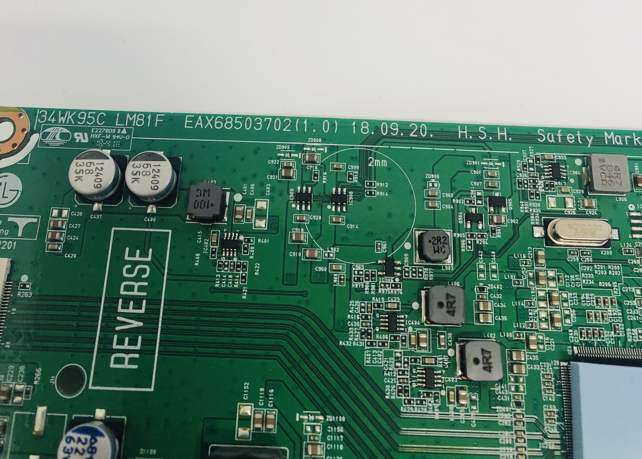 EAX68503702 (1.0) mainboard for LG 34WK95C
