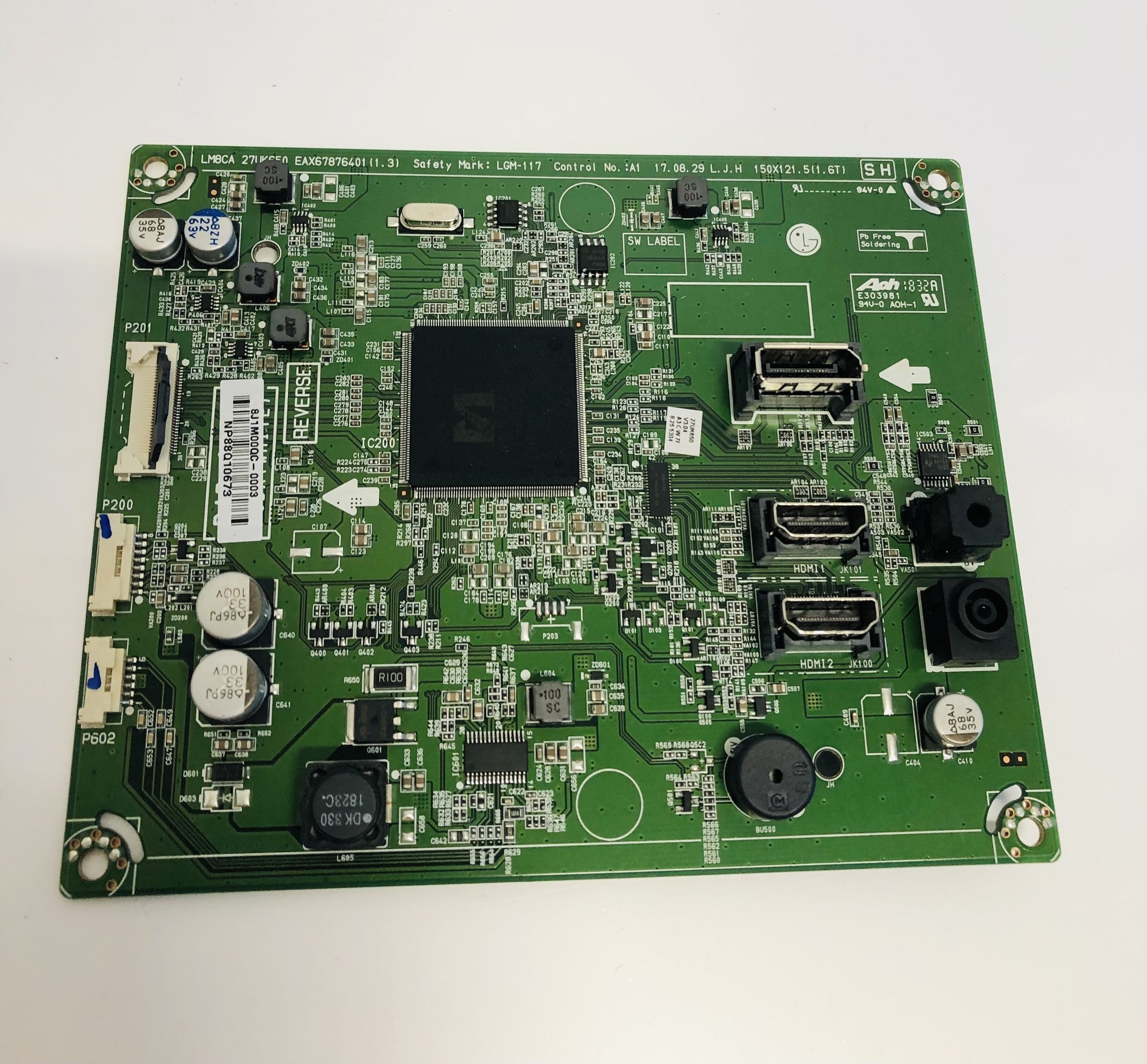 EAX67876401 (1.3) mainboard (defective - for parts) for LG 27UK650