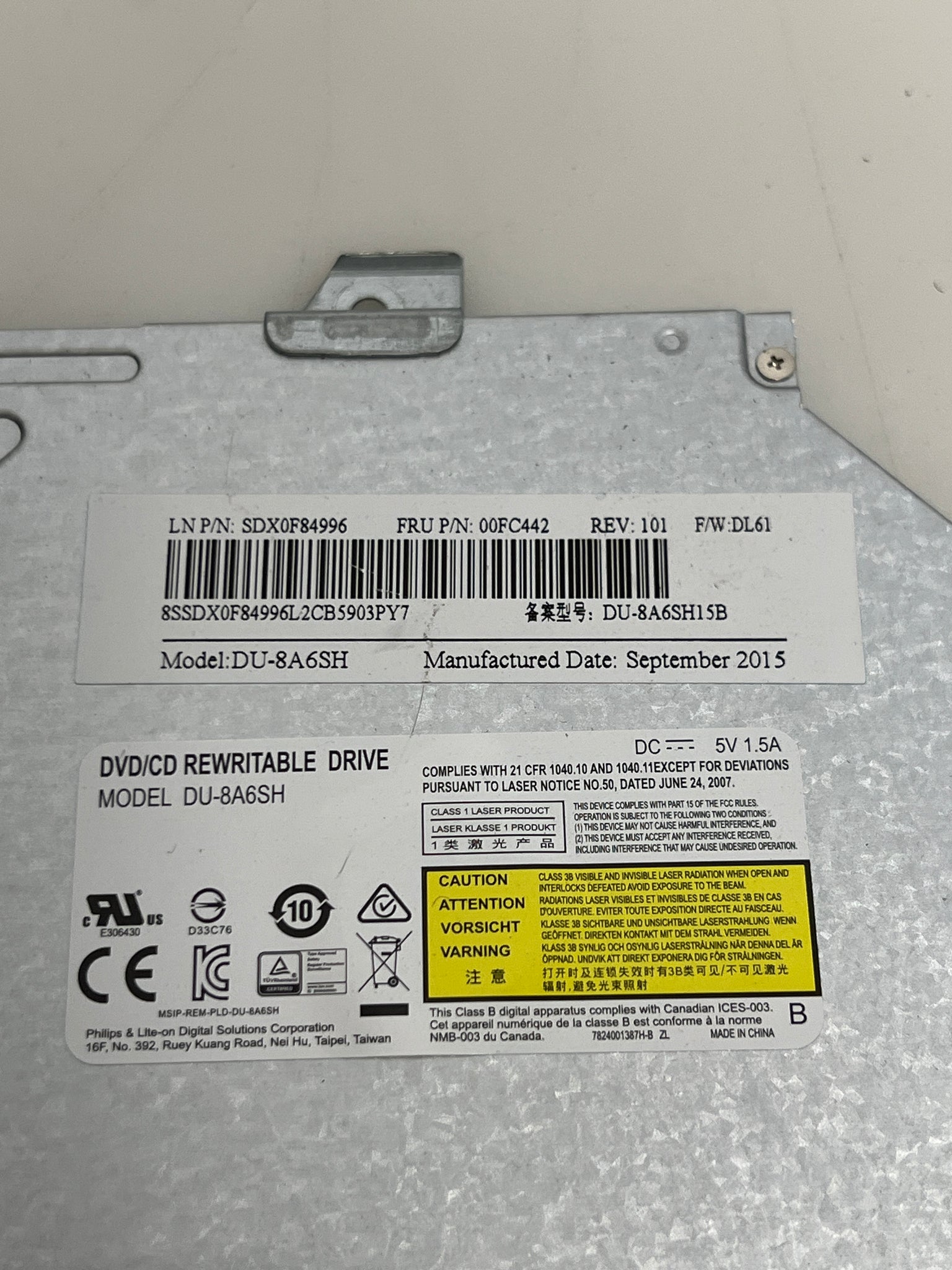 Lenovo S500 DVD/CD Rewritable Drive – DU-8A6SH