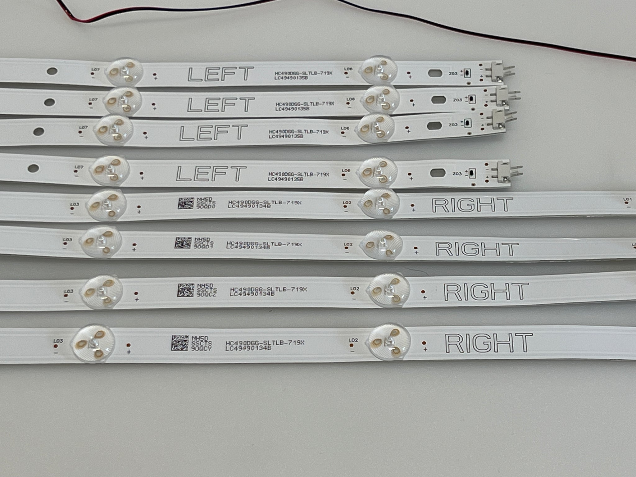 LG 49UN73003LA LED Backlight Strips | LC490DGG SLTLB 719X