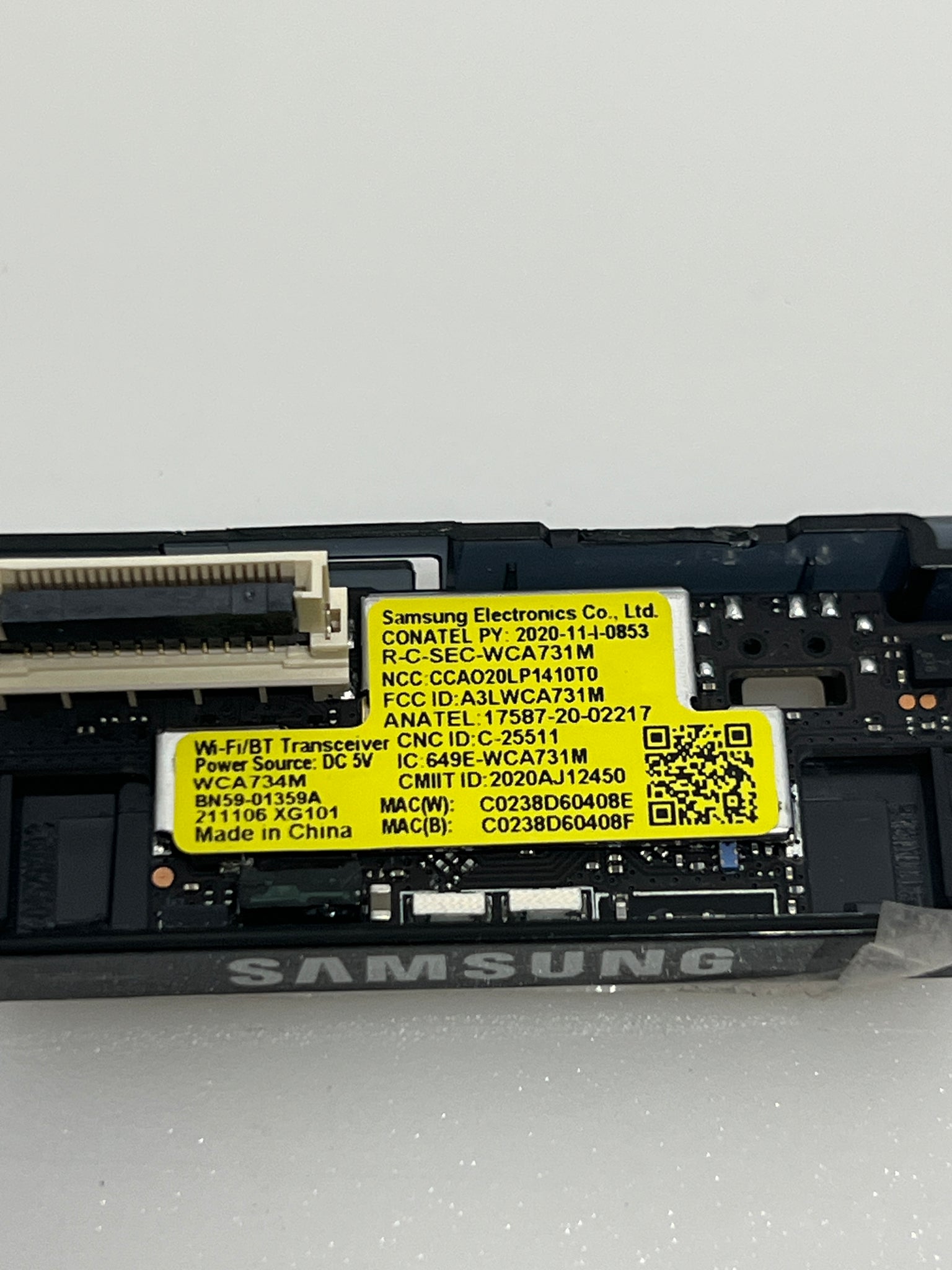 Samsung QE50Q60AAUXXH WCA734M WiFi & BT Module