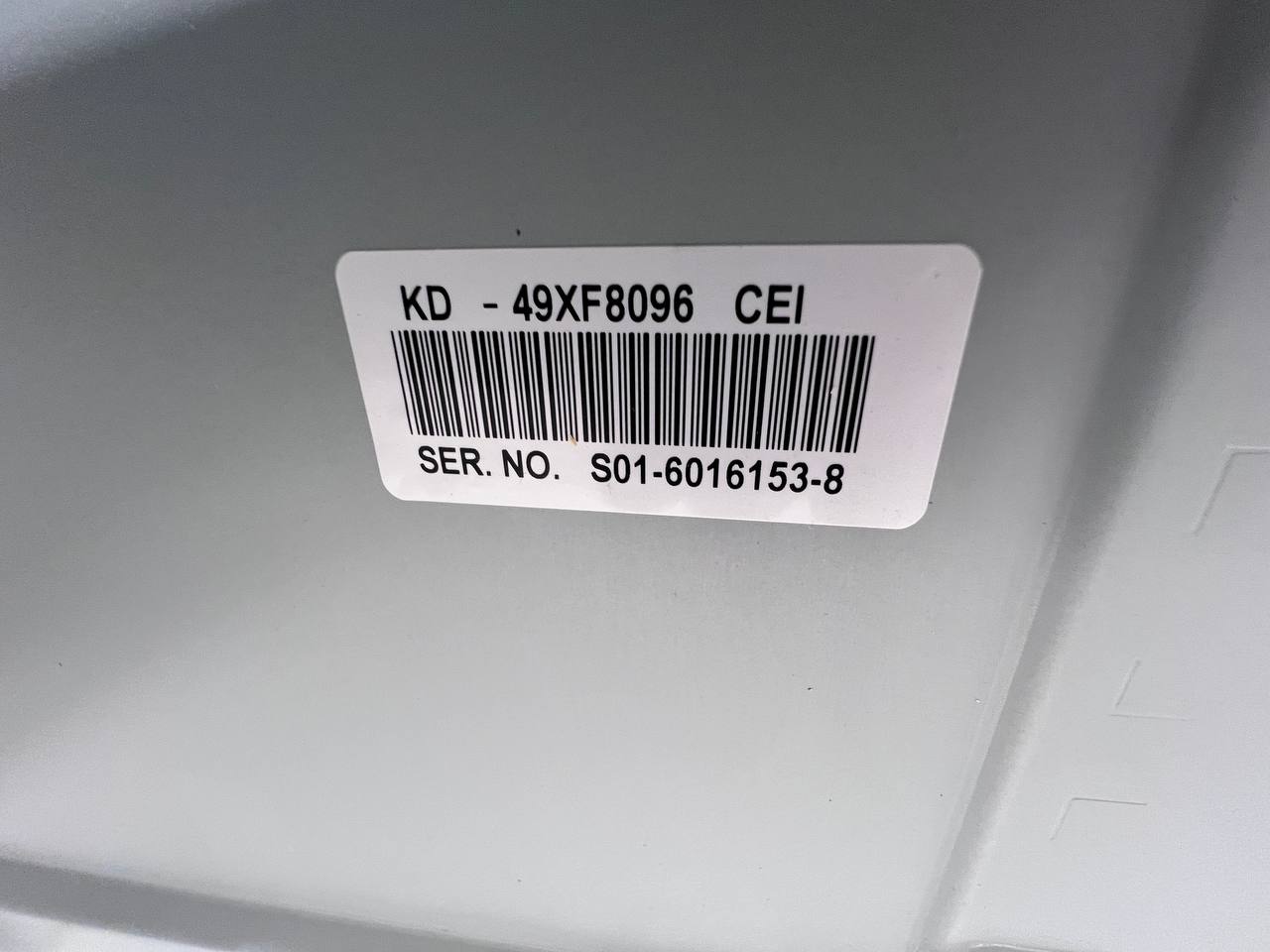 MATRIX SCREEN SONY KD-49XF8096