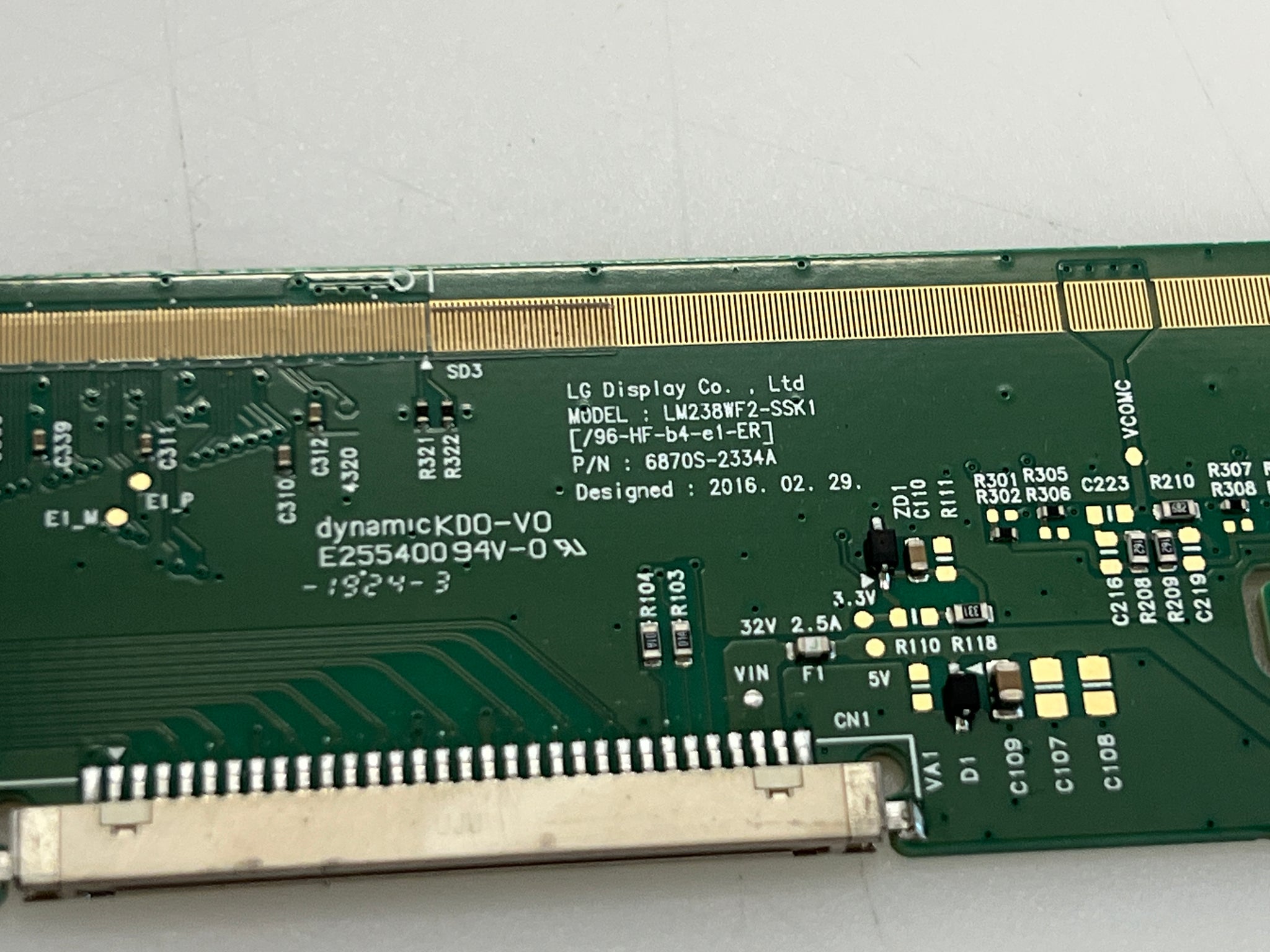 Matrix board LM238WF2-SSK1 6870S-2334A for Philips 241B7QU