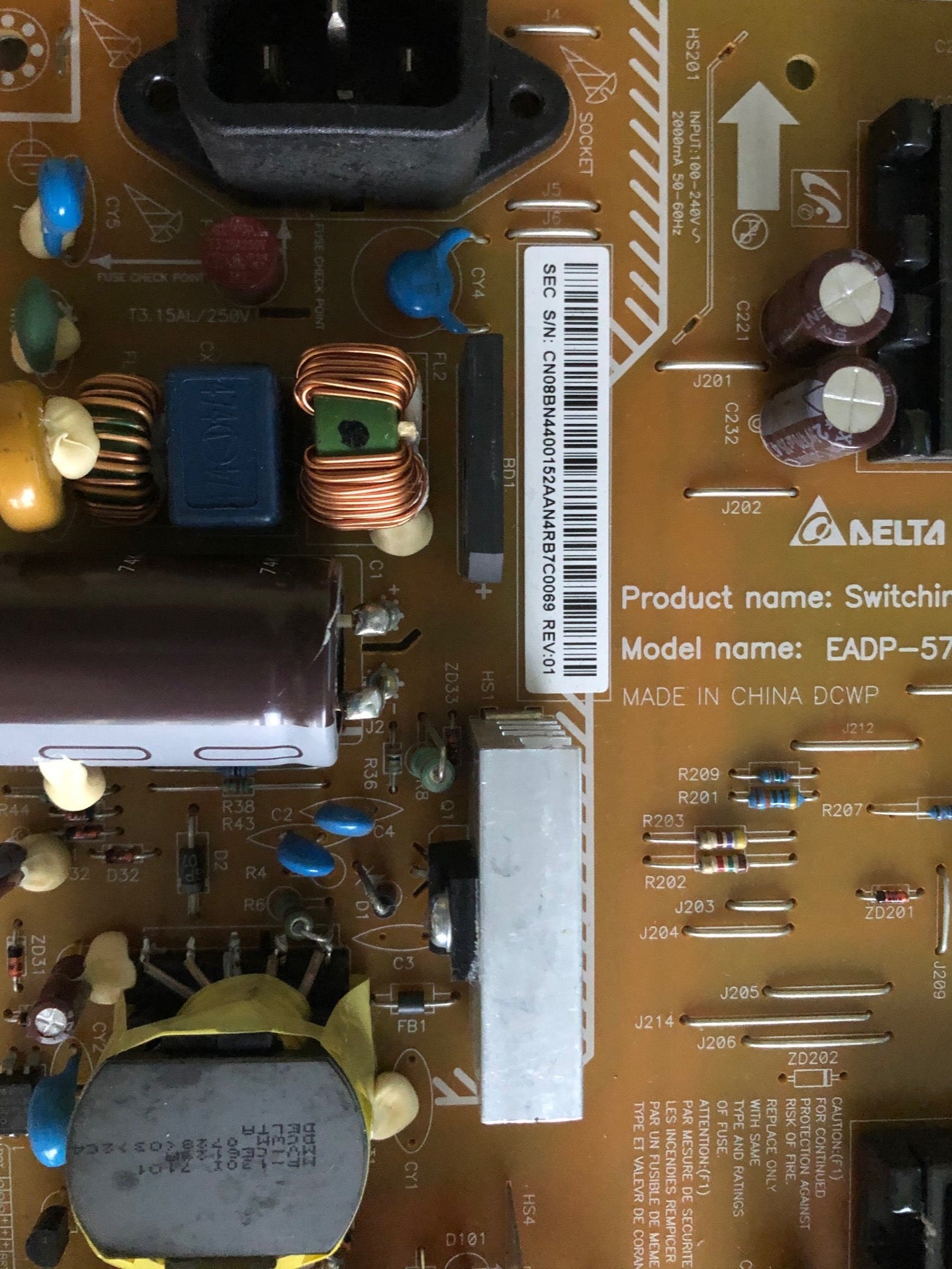BN44-00152A EADP-57CF B power supply for Samsung 225MW