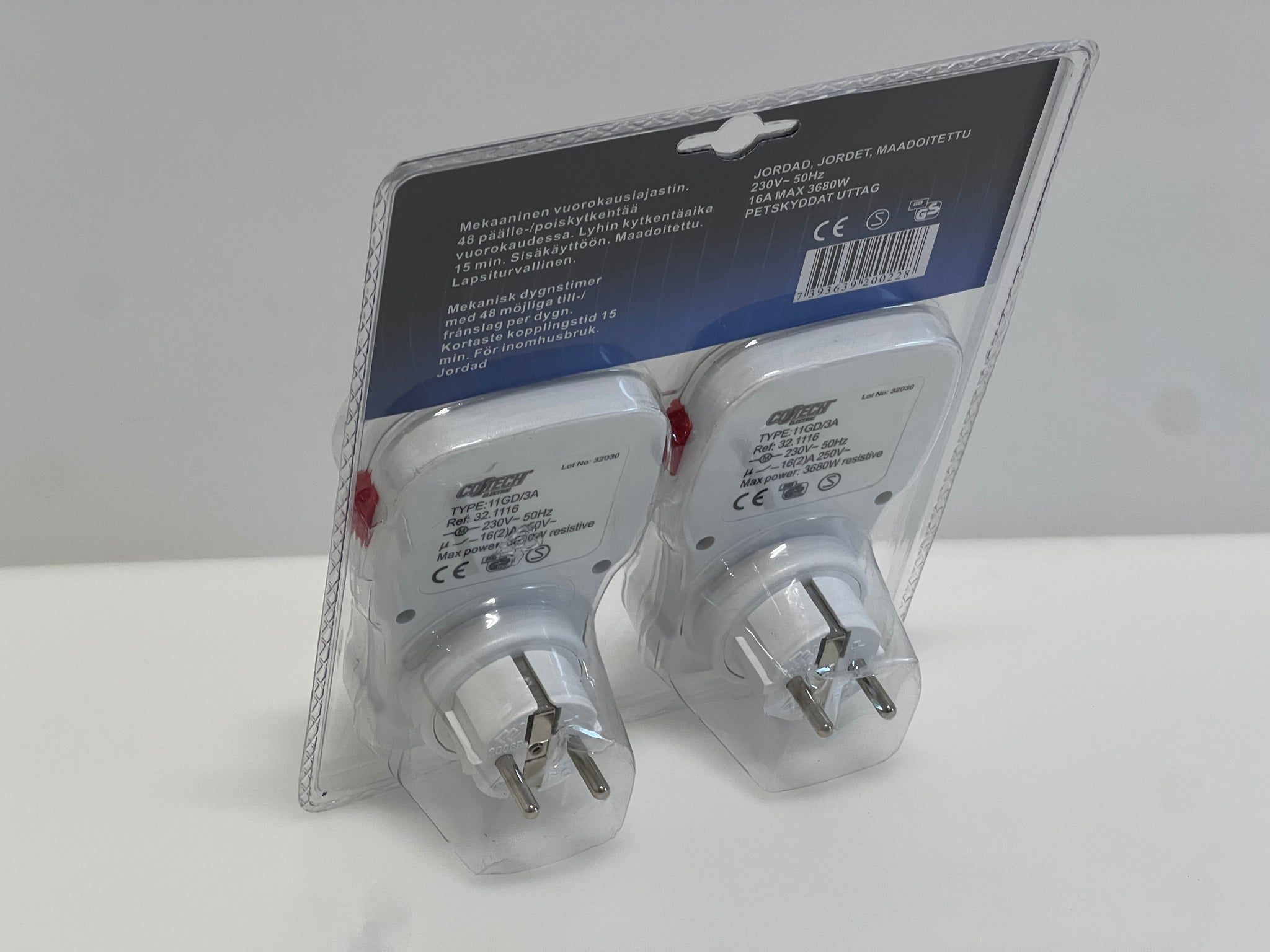 COTECH 11GD/3A (Lot No: 32030) – Mechanical Weekly Plug-in Timer