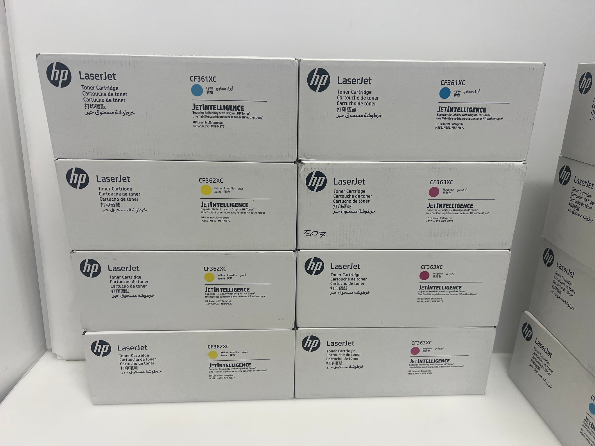 Hp toners cf360XC 361XC 362XC 363XC - 12 pcs