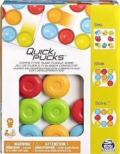 Ecost Customer Return Spin Master Games Quick Pucks - Actionreicher Spielspaß für Schnell-Schiebe