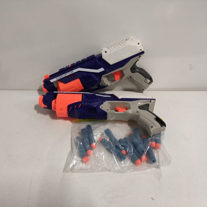 Ecost Customer Return Nerf elite disruptor 2er pack-2 disruptor blaster, 12 nerf elite darts-6-dart