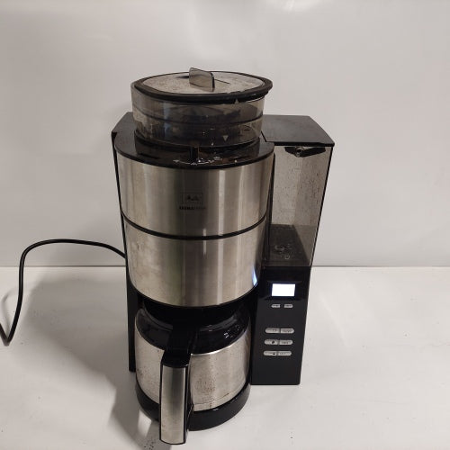 Ecost customer return Melitta 102101 filter coffee machine, stainless steel, black