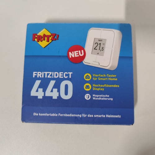 Ecost customer return AVM Fritz DECT 440 (Portable, Customisable Buttons for Operating Smart Home, C