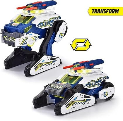 Ecost Customer Return Dickie Toys Rescue Hybrids Polizei-Fahrzeug Police Bot (35 cm) - futuristische