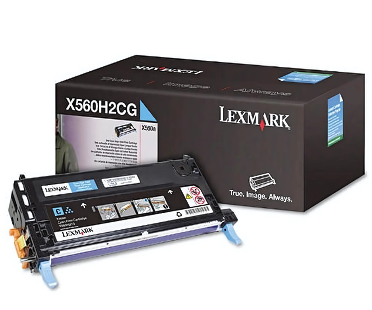 Original Lexmark Cyan Toner Cartridge (X560H2CG)