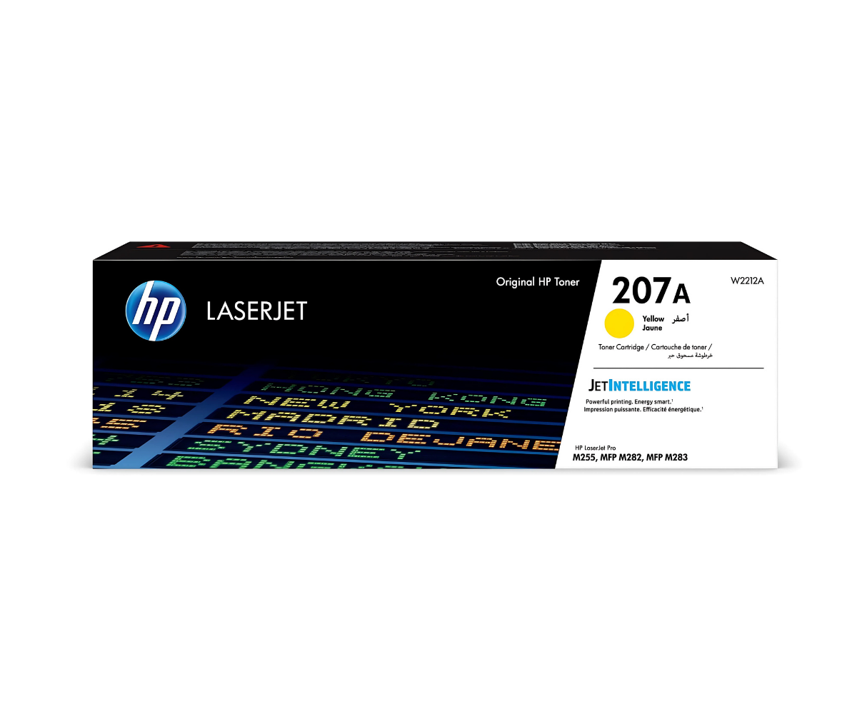 HP 207A Yellow Original LaserJet Toner Cartridge (W2212A)