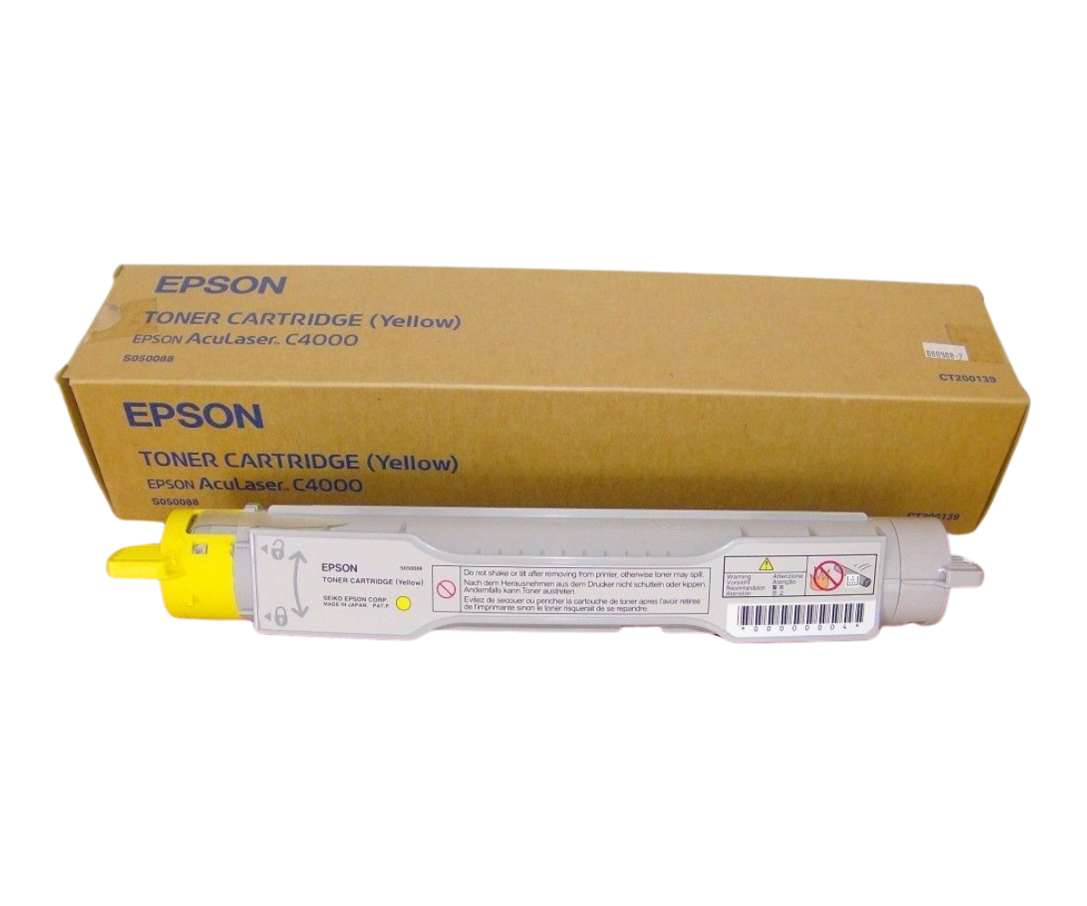 Original Epson Toner Cartridge C4000 Yellow S050088