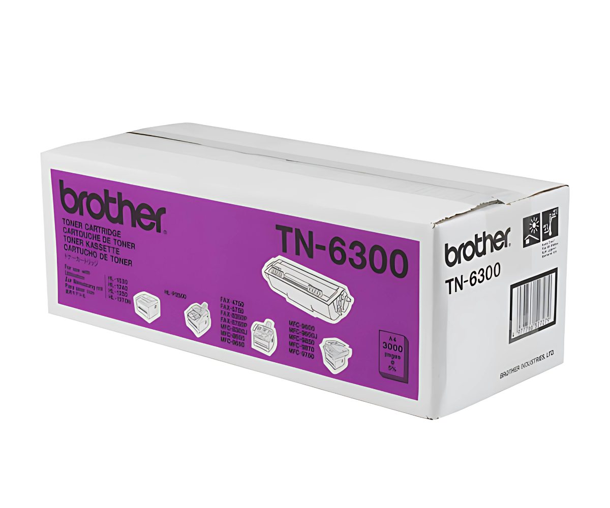 Original Brother TN-6300 High-Yield Black Toner Cartridge