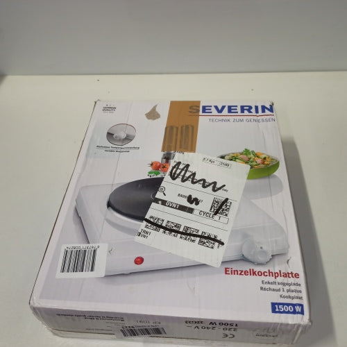 Ecost customer return SEVERIN hotplate, mass hob (1x Ø 18.5 cm), stepless temperature setting, DK 1