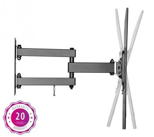 Classic Full-Motion TV Wall Mount black VESA: 200x200,300x300,400x200,400x400