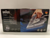 Ecost Customer Return, Braun TexStyle 5 SI 5078 GY Dry & Steam iron EloxalPlus soleplate 2800 W Grey