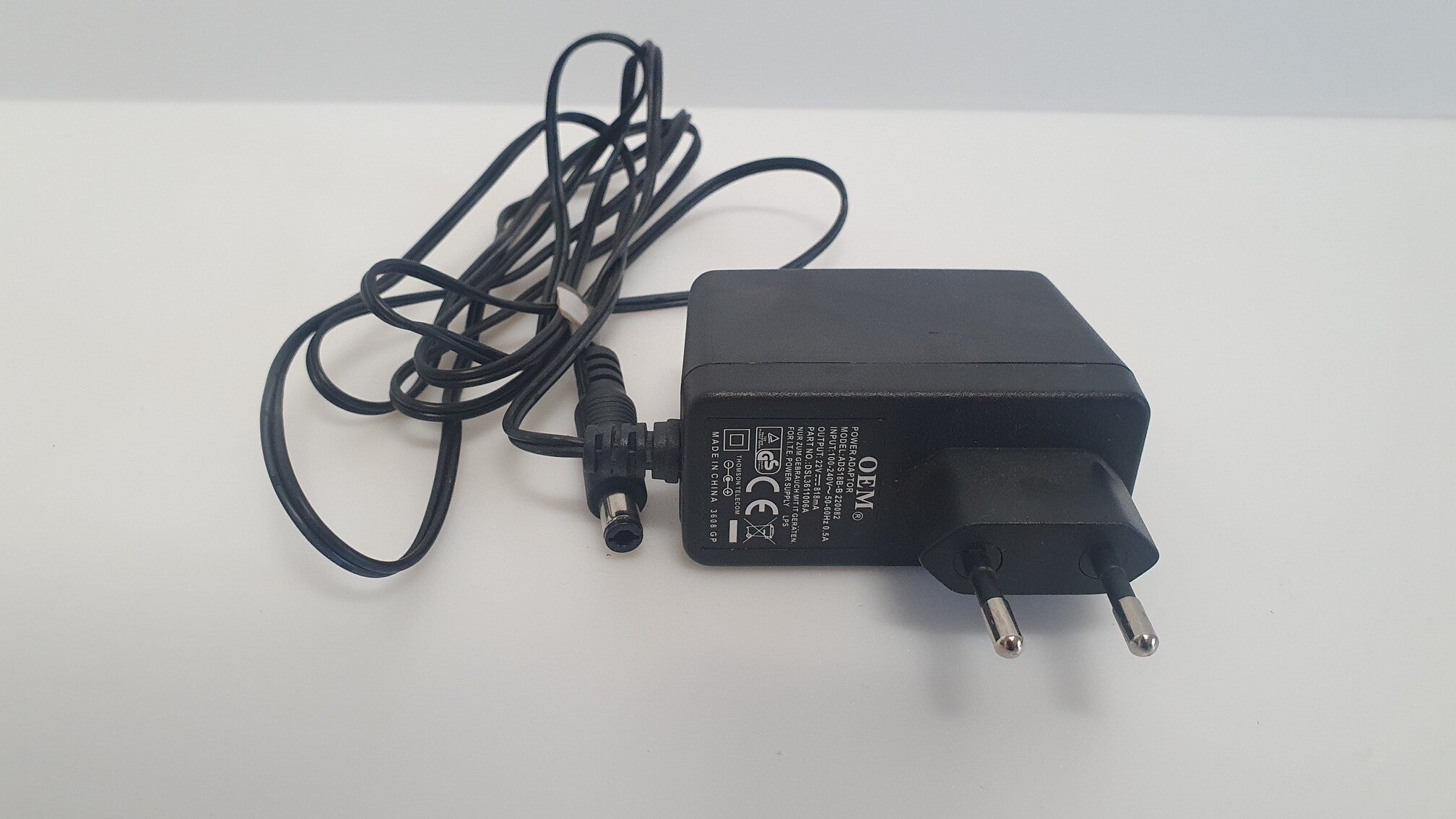 OEM ADS18B‑B 220082 22V 818 mA 18W AC Adapter