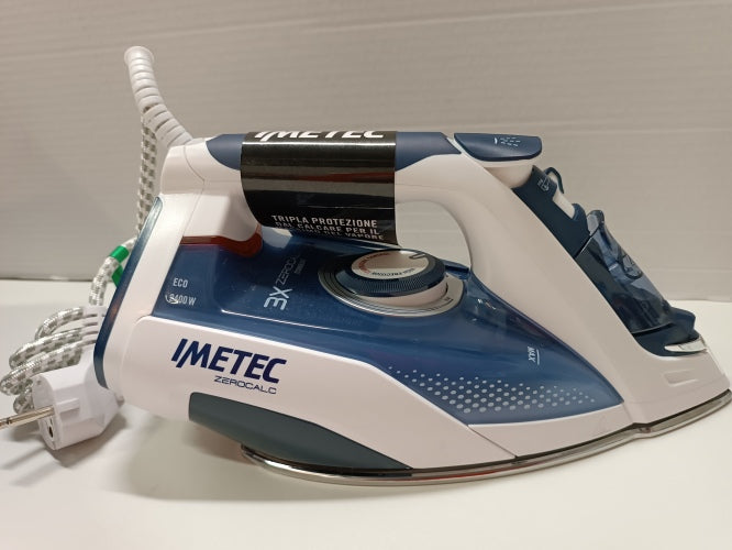 Ecost Customer Return, Imetec ZeroCalc Z3 3500 Steam Iron with Anticalcare Technology, Multi-Hole St