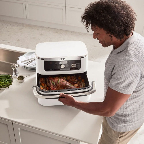 Ninja AF500EUWH Hot Air Fryer 10.4 L, 2470 W, White