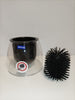 Ecost customer return WENKO Fiesta Toilet Brush Holder Black / Transparent Polystyrene 14