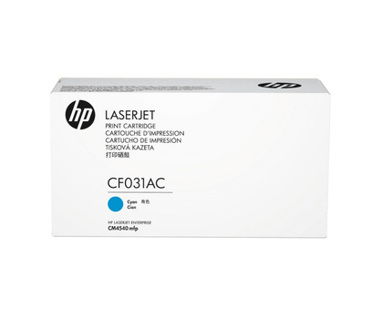 HP 646A Cyan Original Toner Cartridge, CF031AC