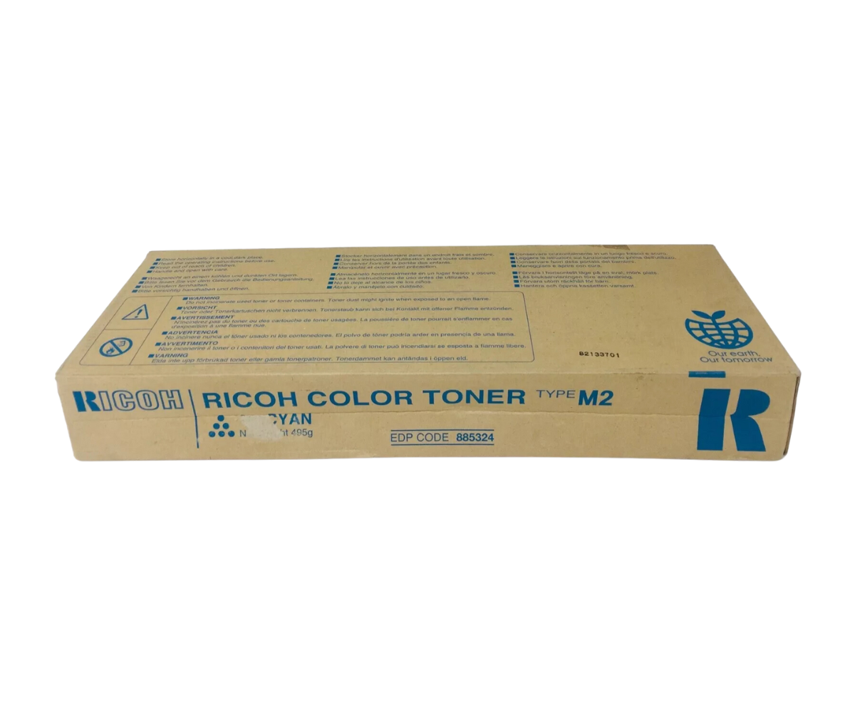 Original RICOH TYPE M2 885324 CYAN Toner Cartridge