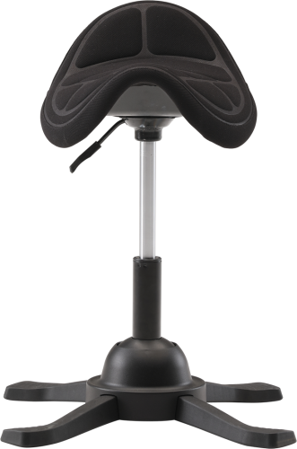 Up Up Toronto ergonomic balance stool Black, Black fabric, longer gas lift